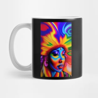 Freaking Cool Trippy Art Psychedelic Design Shrooms Visuals Visionary Mug